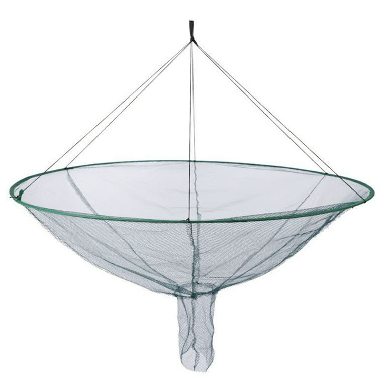 crab fishing net cost Tnobhg Foldable Fishing Net Portable Prawn Baits Crab Shrimp Net Drop Landing  Fishing Pier Harbors Pond Collapsible Net Crab Catch Net Fishing  Accessories