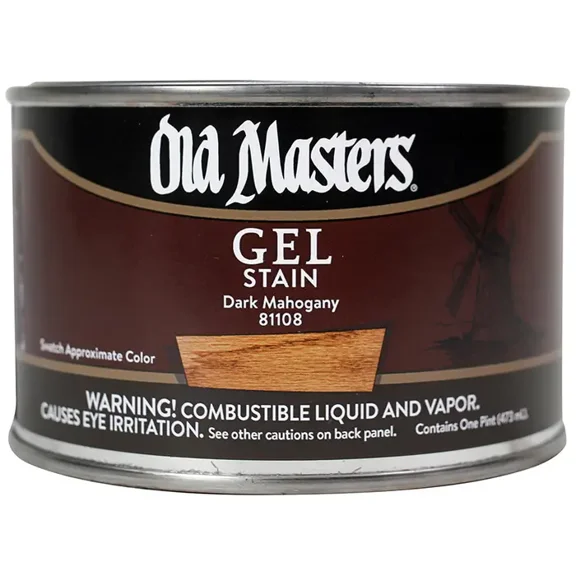 pt Old Masters 81108 Dark Mahogany Gel Stain Oil-Based Stain