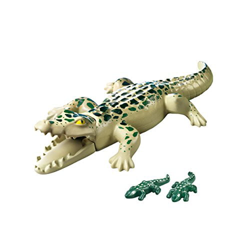 playmobil alligator with babies