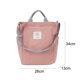 thumbnail image 2 of Bolso de lona para mujer, bolso de compras para el trabajo, el colegio y el ocio, color rosa, 2 of 5