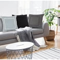 thumbnail image 2 of LR Home Modern Tufted Solid Gray Throw Pillow, 2 of 9