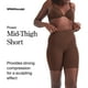 thumbnail image 2 of Pantalones cortos SPANX sin costuras para adelgazar hasta el muslo, marrón castaño S, 2 of 6