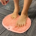 thumbnail image 3 of Set de 2 tapetes exfoliantes para pies de ducha SZZYXD con ventosas, 3 of 7