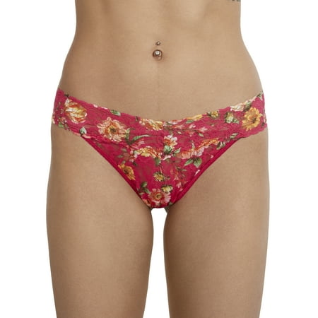 

Hanky Panky Womens Signature Lace Original Rise Printed Thong Style-PR4811