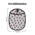 thumbnail image 3 of Naloa Hand Drawn Strawberry Silicone Pot Holders, Oven Mitts Heat Resistant Hot Pads, Non Slip Pot Holder for Kitchen Baking and Cooking 9.4 x 7.5 Inches, 3 of 7