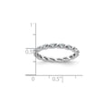 thumbnail image 3 of 1/5 Carat (Ctw) Light Aquamarine Eternity Band Ring in Sterling Silver for Women, 3 of 5