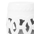 thumbnail image 6 of 10.5" x 17" Glazed Drum Stool | Side Table for Patios and Balconies | High - grade Ceramic Material | Reduced Weight with Cutwork Design, 6 of 6