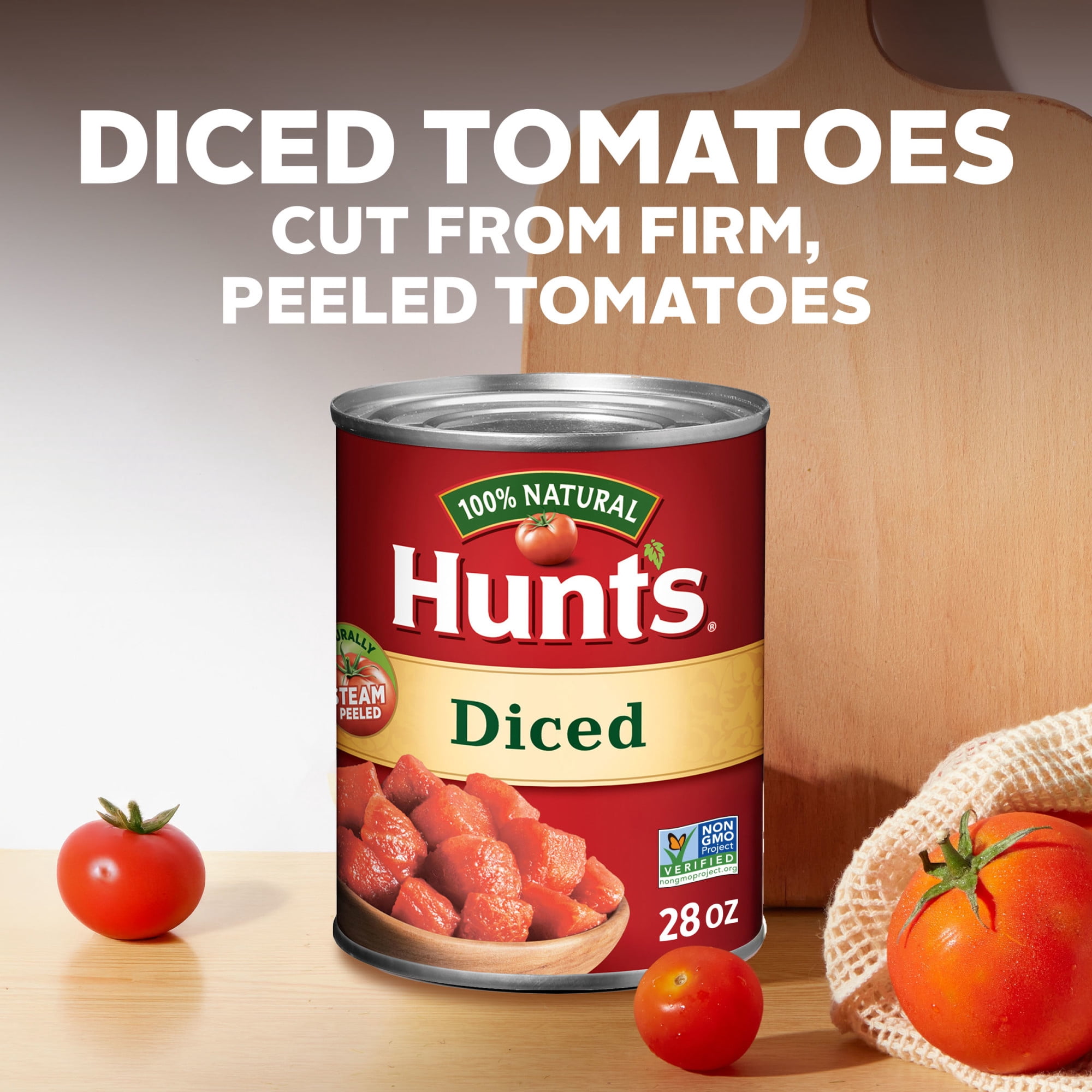 (2 pack) Hunt’s Diced Tomatoes, Perfect for Chili & Soups, 28 oz. Can