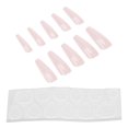 thumbnail image 1 of Uñas postizas para mujer, 10 piezas de color puro, uñas postizas con estilo, innovación moderna, 1 of 12