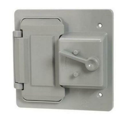 

1unit Taymac PTC521GY Weatherproof Plastic Combo Cover