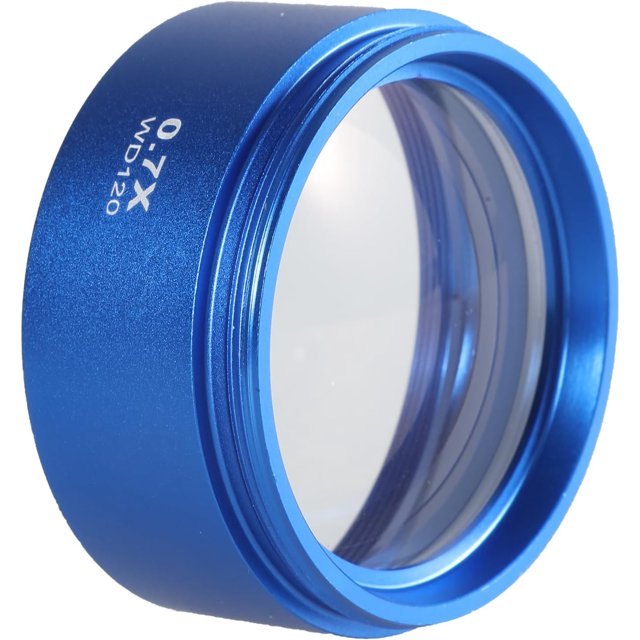0.5/0.7 Lentille de Caméra Microscope Objectif en Alliage d'Aluminium Lentille de Microscope Industriel en Verre