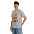 thumbnail image 5 of DJH Apparel | Ask Seek Knock Inspirational Christian Unisex T-shirt, 5 of 6