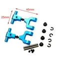 thumbnail image 1 of pitrice 2 Pieces RC A-Arms Upgrade 1/10 for Tamiya TT02 4WD On Road Model Accs rear blue, 1 of 6