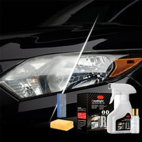 YingYouFu Headlight Restorer, 6 Ozs Crystal Coating Spray for Yellowing Removal, Powerful Lens Restoration Cleaner, Car Headlight Polish Kit Vehicle Maintenance Easy Apply, B