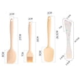 thumbnail image 2 of Juego de espátulas, utensilios de cocina con calor, espátulas para hornear de silicona, juego de raspadores de cocina de diseño de una pieza, estilo 3, 2 of 5