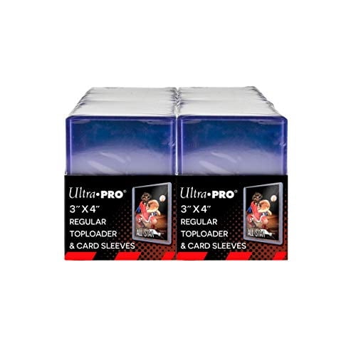 Paquete de Carga Superior para Cartas de 3" x 4" Ultra Pro y Mangas para Tarjetas (200 ct. Ultra Pro Ultra Pro