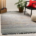 thumbnail image 3 of SAFAVIEH Montauk Jayde Striped Cotton Area Rug, Grey/Multi, 5' x 8', 3 of 5