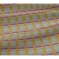 thumbnail image 5 of oneOone Viscose Jersey Fabric Madras Check Printed Craft Fabric BTY 60 Inch Wide, 5 of 5