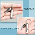 thumbnail image 3 of Cremation Jewelry Paw Print Urn Keychain for Human Ashes Cat Dog Memorial Kepsake Jewelry for Women Men, 3 of 7