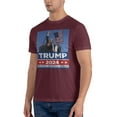 thumbnail image 5 of Yiaed Trump 2024 Print Mens T-Shirt,Lightweight Cotton Tee, Crewneck T-Shirt For Men Basic Tee Shirt-Small, 5 of 5