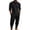 A-Black, variant on MaFYtyTPR Men's 2 Piece Linen Set Striped Button Down Long Sleeve Shirt and Jogger Pants with Pockets Sets Loose Fit Casual Two Piece Suits A-White S