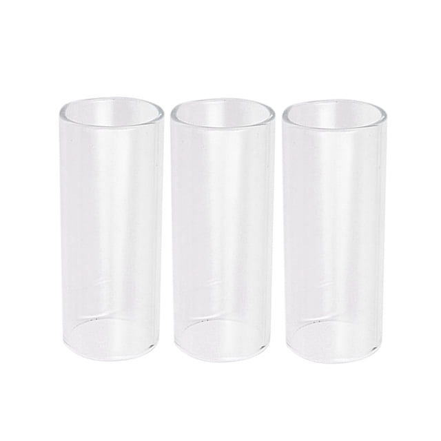 MasteelfCA 3PCS Pretty Guitar Slides Medium Bottleneck Glass Guitar Slides