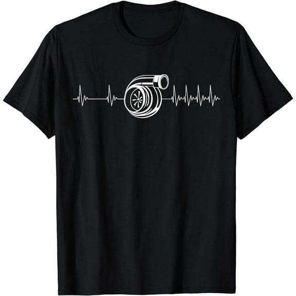 Turbo Heart Beat Car Slow 2 Fast Race Car Racing Boost EWG T-Shirt