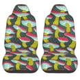 thumbnail image 2 of Fotbe Green Mushroom Pattern Automotive Seat Covers for Cars Trucks and SUVs – Car Seat Covers for Front Seats,Protective Seat Covers,Vehicle Seat Covers, Set of 2, 2 of 9