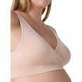 thumbnail image 5 of Ingrid & Isabel For Every Belly Women's Maternity & Nursing Seamless Crossover Bra, 2-Pack, SizesXS-4XL, 5 of 9