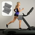 thumbnail image 4 of unbranded 2Ud Toallas Deportivas De Gris Oscuro Para Uso En Gimnasio Y Yoga, 4 of 6