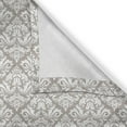 thumbnail image 6 of Ambesonne Damask Valance & Curtain, Oriental Tile, 55"x36", Taupe White, 6 of 6