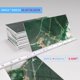 thumbnail image 4 of 16 Pegatinas para Azulejos de Metro PET Grueso y Brillante, 10 X 20 cm, Pared, Despegables Adheribles, Mármol Esmeralda con Vetas Doradas., 4 of 7