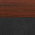 thumbnail image 2 of Cain 36" Mahogany Square Breakroom Table and 4 'M' Stack Chairs, Multiple Colors, 2 of 10