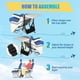 thumbnail image 4 of Hamaca para pies de avión NOONCRAZY, reposapiés portátil ajustable, 4 of 7