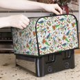 thumbnail image 7 of Xecao Sea Animals 1 Print 4 Slice Toaster Cover with Pockets, Small Appliance Cover, Dust and Fingerprint Protection, Machine Washable, 7 of 7
