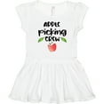 thumbnail image 3 of Inktastic Apple Picking Crew Girls Toddler Dress, 3 of 5