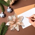 thumbnail image 4 of ZZyuan Christmas Artificial 3 Layer Glitter Stereo Simulation Ornaments Christmas Decorations For Christmas Tree Wreath Garland Box Holiday Xmas Home Decor 2 Pack, 4 of 7