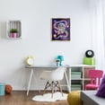thumbnail image 3 of Stupell Industries Sloth in Outer Space Animals & Insects Painting Gold Floater Framed Canvas Art Print Wall Art, 17 x 21, 3 of 10