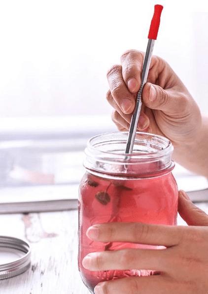 Hitt Brands 9021011 Stainless Steel Straws, Silver