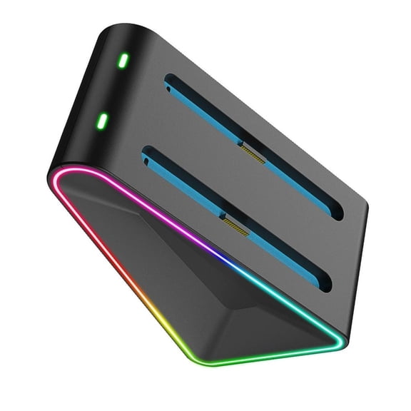 Replacement Game Controller Charging Station 4 in 1 with LED Light Charging Dock for Game Controller Accessories