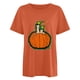 thumbnail image 5 of Tops de mujer Velas de Halloween Estampados de representación verde Patrones destacados creativos Mangas cortas sueltas Tops de hombre y mujer Camisetas de cuello Pompotops  hfajkhk138881, 5 of 5