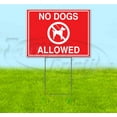 thumbnail image 1 of No Dogs Allowed (18" x 24") Yard Sign, Includes Metal Step Stake, 1 of 6