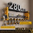 thumbnail image 4 of Power Tool Organizer Wall Mount Cordless Drill Hanger Storage Rack Drill Holder Layers Heavy Duty Power Tool Storage Rack(), 4 of 7