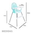 thumbnail image 2 of KIDDOS, Silla Periquera Para Bebe Alta Plegable Portatil 3 En 1, 2 of 4