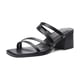 thumbnail image 1 of Sandalia DREAM PAIRS SDHS2370W Negra con Tiras y Tacón Cuadrado, 1 of 5