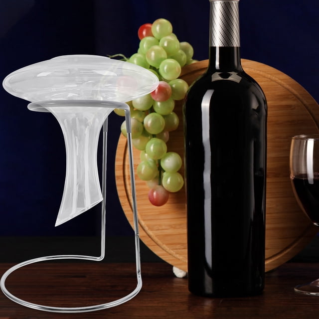 unbranded Soporte Para Y Decantador De Vino En Hierro Práctico Y Compacto Para Barra