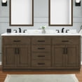 thumbnail image 3 of Ove Decors Bailey 72 W x 22" D Freestanding Bathroom Vanity with Double Sink, Almond Latte, 3 of 24