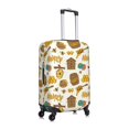 thumbnail image 3 of Balery Luggage Cover Honeycomb And Honey Print Suitcase Covers for Luggage Elastic Washable Suitcase Protector Fits 18-32 Inch Luggage-Large, 3 of 9