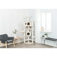 thumbnail image 3 of TRIXIE Roma Senior Plush & Sisal 7-Level 70" Cat Tree w-Scratching Posts & Cat Toys, Cream, 3 of 8