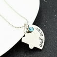 thumbnail image 4 of Ludlz Best Friends Forever and Ever Necklace with Crystal Broken Heart Charm Pendant Set Friendship Necklace, 4 of 6